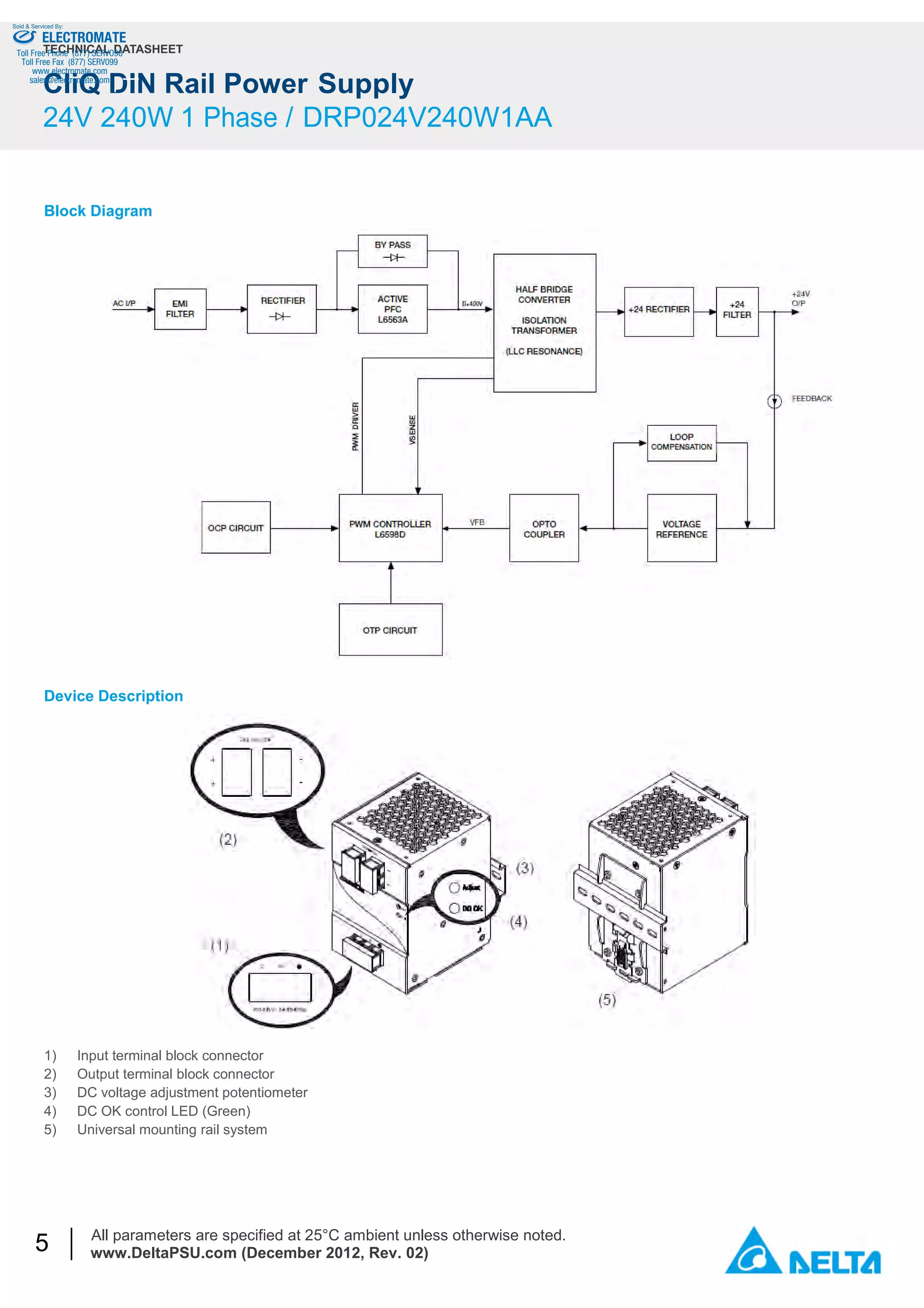 Delta drp024 power_supply_catalog PDF
