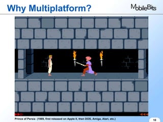 Why Multiplatform? 10 Prince of Persia  (1989, first released on Apple II, then DOS, Amiga, Atari, etc.) 