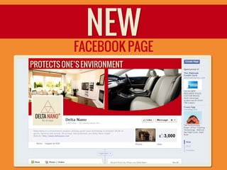 BANNER ADS
  FACEBOOK PAGE



                  Protect your environment
                  today!
                  deltan...