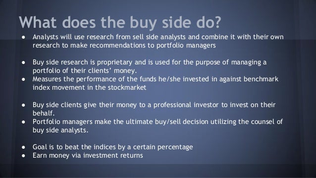 Research buy side