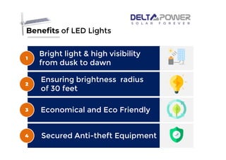 Deltapower Industrial Strength Solar LED lights with motion sensor | PDF
