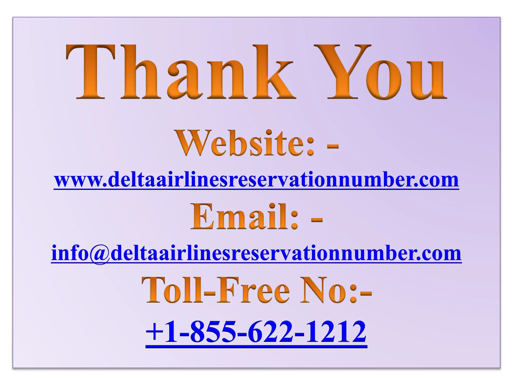 www.deltaairlinesreservationnumber.com
info@deltaairlinesreservationnumber.com
+1-855-622-1212
 