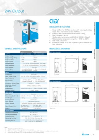 Delta Standard Power Supplies Catalog (August 2014) | PDF