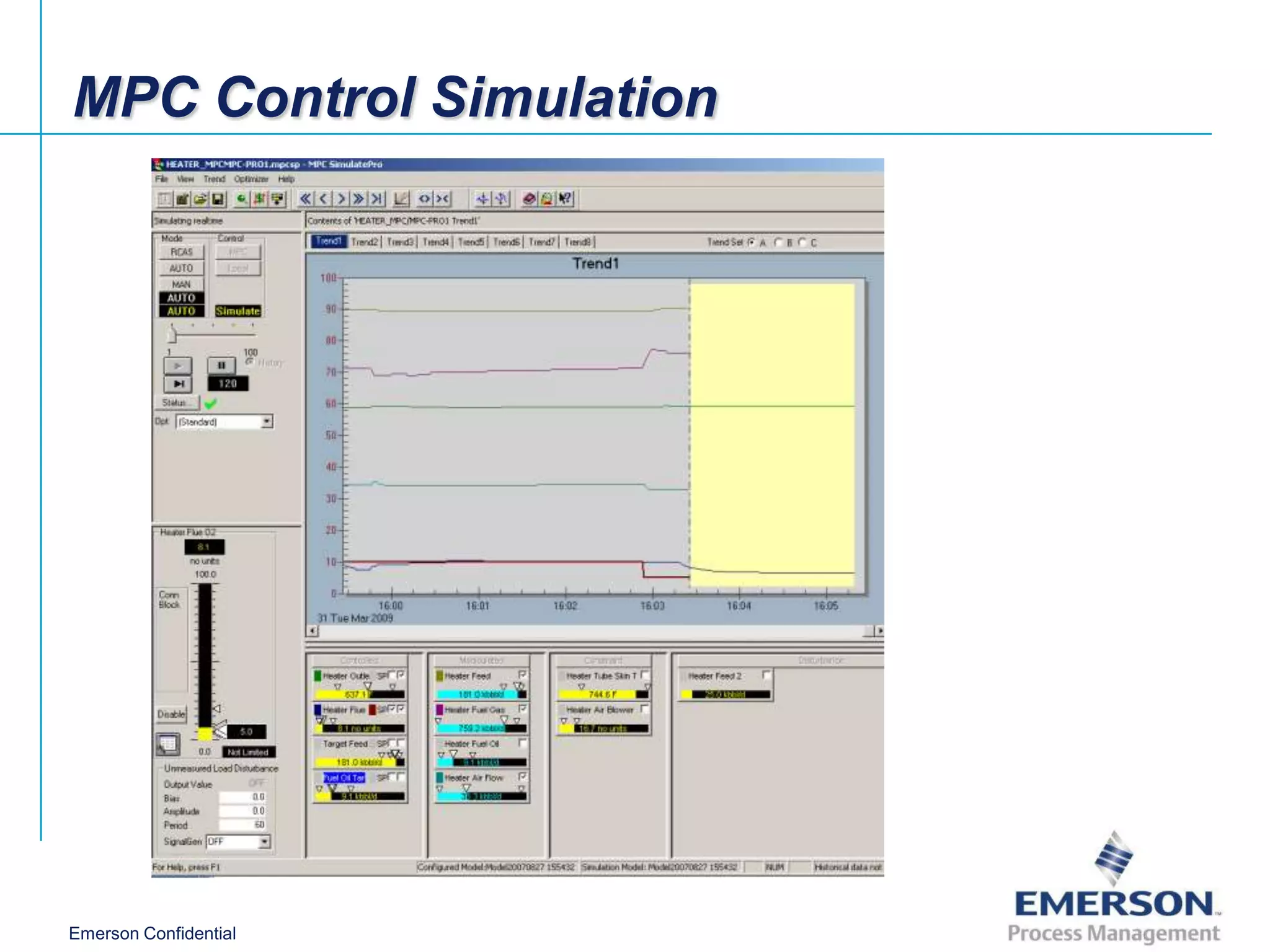MPC Control Simulation




Emerson Confidential
 