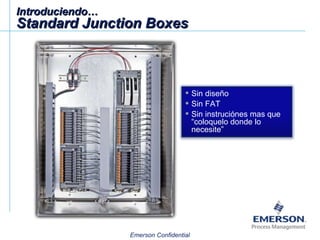 Introduciendo… Standard Junction Boxes Sin diseño Sin FAT Sin instruciónes mas que “coloquelo donde lo necesite” 