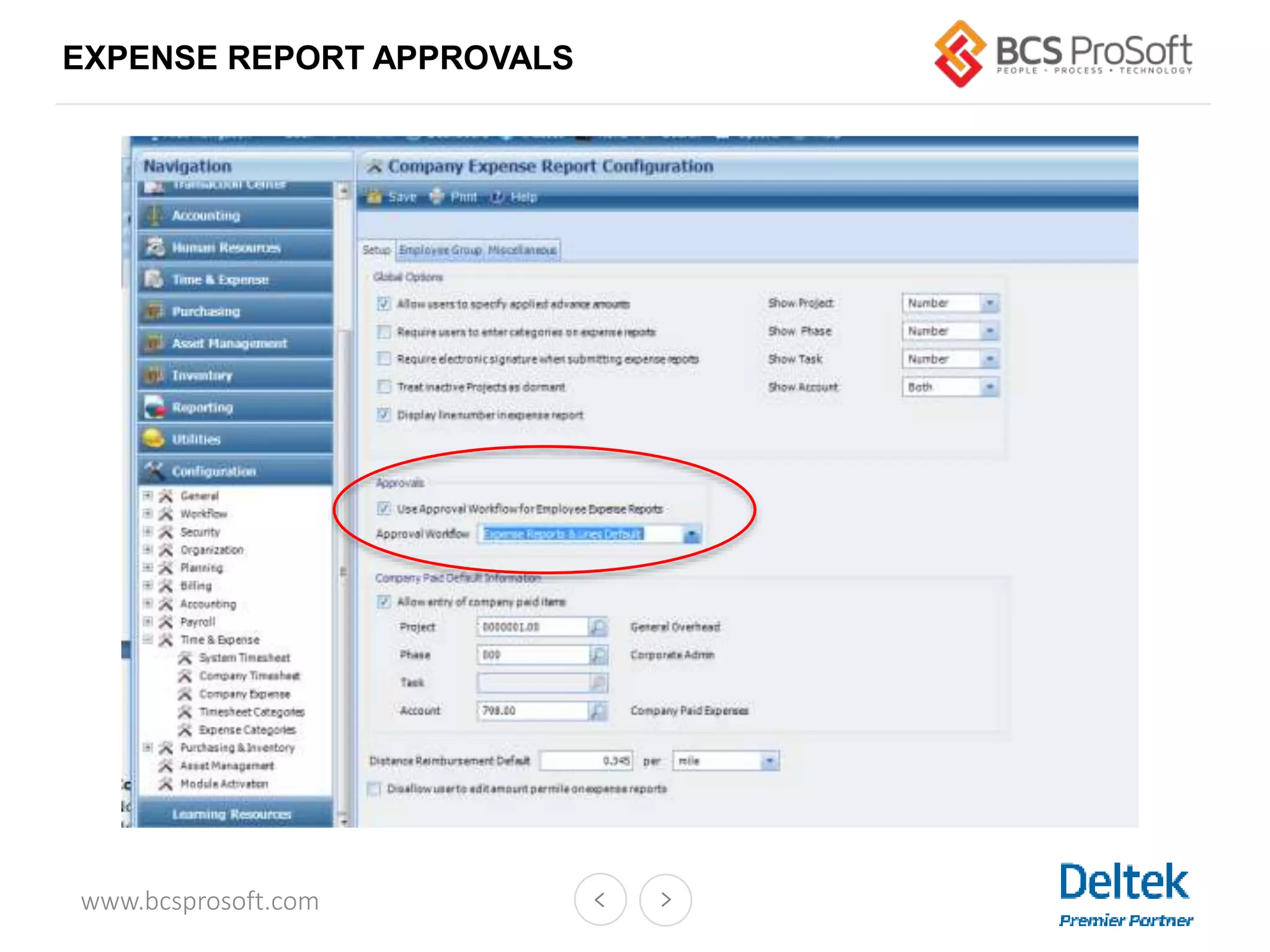 www.bcsprosoft.com
EXPENSE REPORT APPROVALS
 