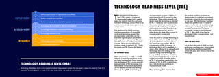 TECHNOLOGY READINESS LEVEL CHART
Technology Readiness Levels are a type of universal measurement system that are used to a...
