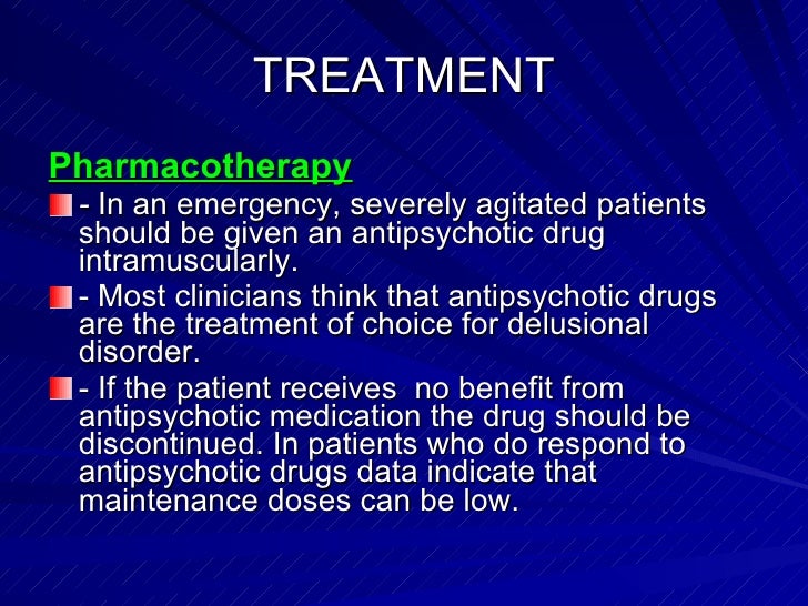 DELUSIONAL DISORDER TREATMENT PDF DOWNLOAD DELUSIONAL DISORDER TREATMENT PDF DOWNLOAD