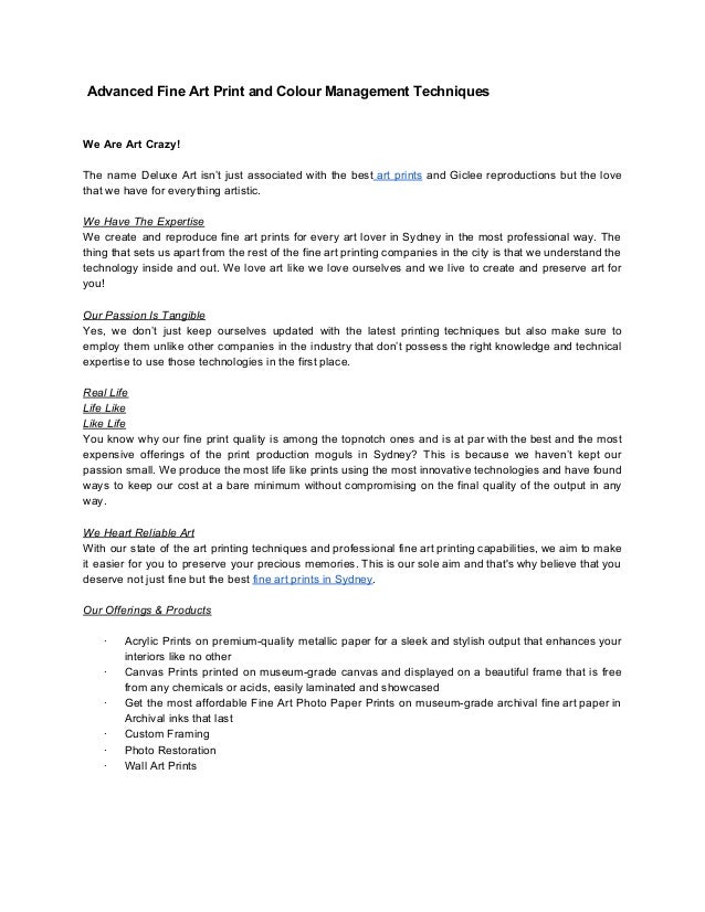 make fine art prints