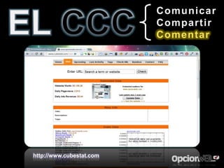 Comunicar
                          Compartir
                          Comentar




http://www.cubestat.com
 