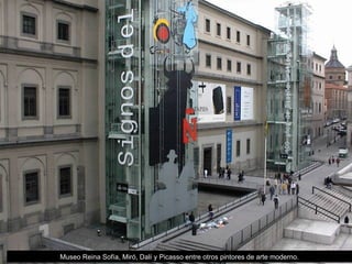 Museo Reina Sofía, Miró, Dalí y Picasso entre otros pintores de arte moderno. 