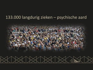 133.000 langdurig zieken – psychische aard
 