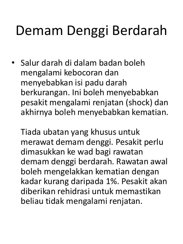 Demam denggi