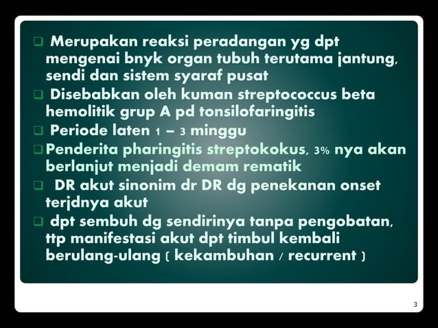 Demam reumatik | PPTX