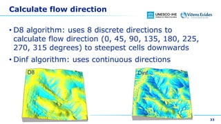 Dem analaysis and catchment delineation using GIS | PPTX
