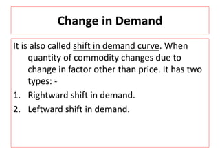 Demand Shift Income Examples Demand | PPTX