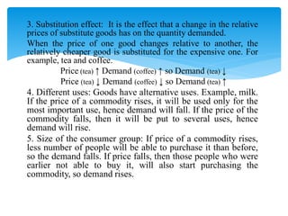 Demand in economics and it's features are there in ppt | PDF
