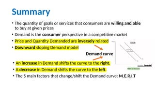 Demand Introduction to macroeconomics for Grade 9-12 | PPTX