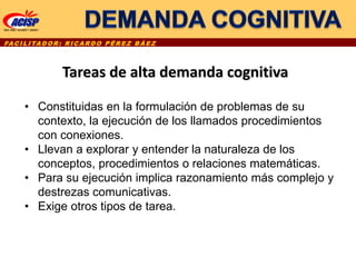 Demanda cognitiva 2