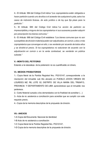 DEMANDA DE DIVISION Y PARTICION..docx