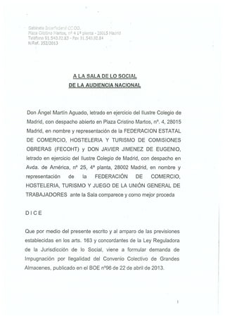 Demanda impugnacion ggaa 2013