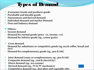Demand analysis | PPT