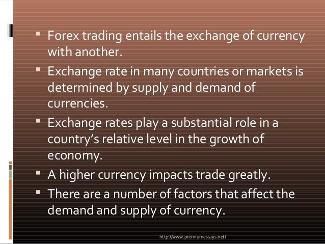 What factors influence the demand for a currency on the international forex