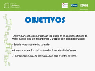 OBJETIVOSDesenvolvimento de metodologia de trabalho de prospecção e salvamento arqueológico para atendimento às crescentes exigências relativas ao patrimônio histórico e artístico relacionadas ao processo de regularização da expansão ou implantação de empreendimentos do setor elétrico, otimizando esforços e oferecendo subsídios à qualificação dos processos de obtenção de autorizações relativas ao tema. A linha inclui a melhoria das técnicas de guarda do material resgatado, otimizando esforços e resultados em termos de custo e conhecimento gerado.