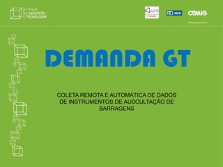 PROBLEMA A SER RESOLVIDOSMelhor eficiência de operação das estruturas desarenadoras em função do acúmulo de sedimentos no reservatório para garantia da vida útil das estruturas hidráulicas de usinas hidrelétricas.