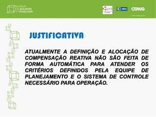  	Desenvolver sistema computacional para apuração e tratamento das perdas não-técnicas da CEMIG D por alimentador e por transformador de distribuição.*Em ambos os blocos de atividades deverá ser feito um estudo para higienização das bases de dados tanto georreferenciada quanto de faturamento.