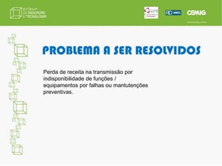 OBJETIVOSDesenvolvimento de um Sistema inteligente de controle integrado em tempo real de Kvar em redes de distribuição, através da telecontrole de equipamentos de controle de tensão em redes (RT´s em redes e SE´s, Banco de capacitores em redes e SE´s, DG´s etc).