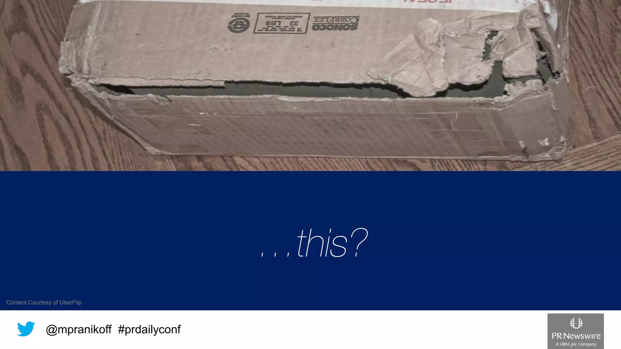 @mpranikoff#prdailyconf 
Content Courtesy of UberFlip  