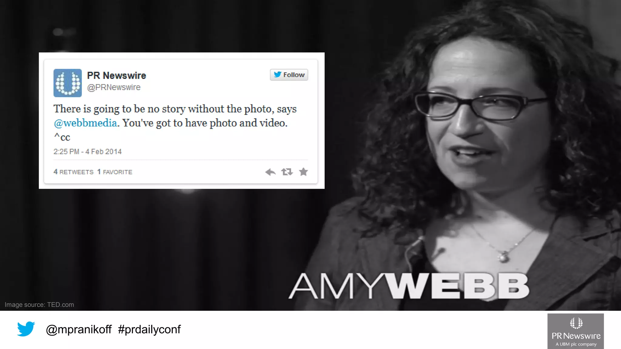 @mpranikoff#prdailyconf 
Image source: TED.com  