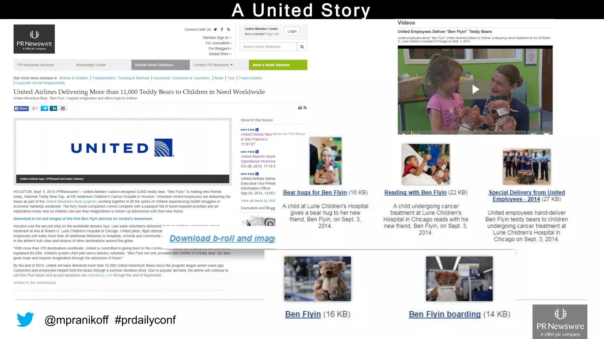 @mpranikoff#prdailyconf 
A United Story  