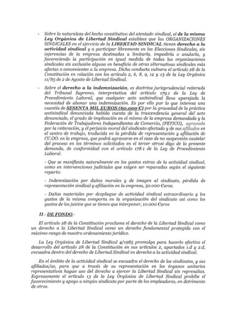 Demanda tutela carrefour