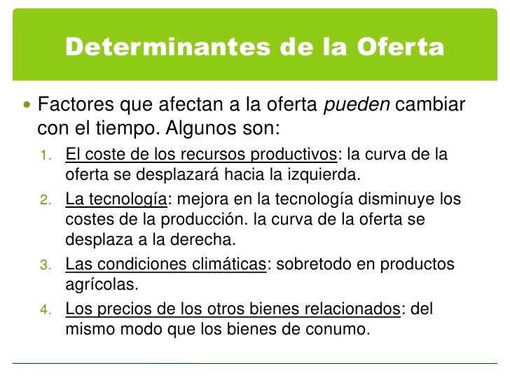Demanda y oferta