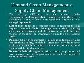 Demand chain management | PPT
