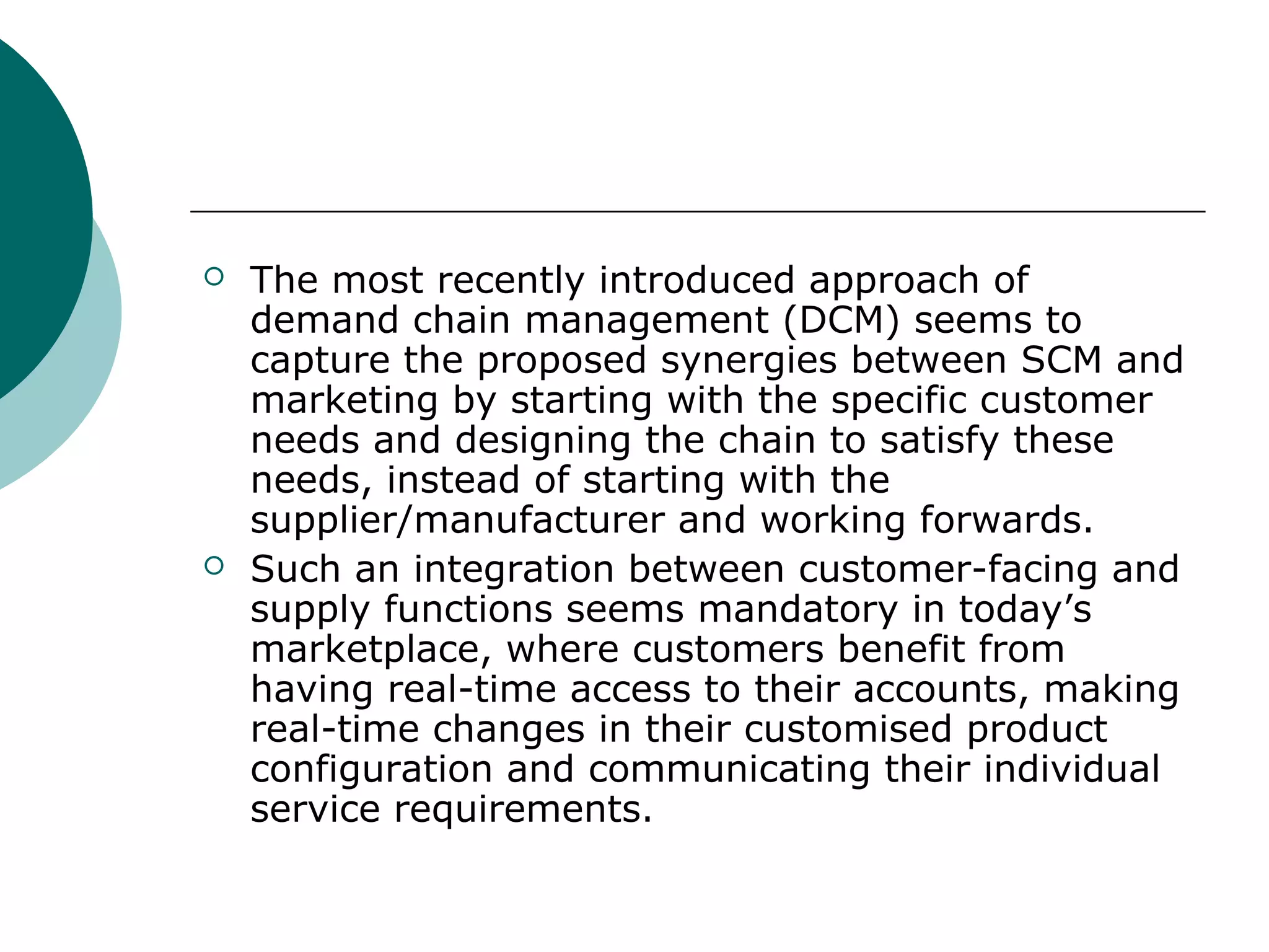 Demand chain management | PPT