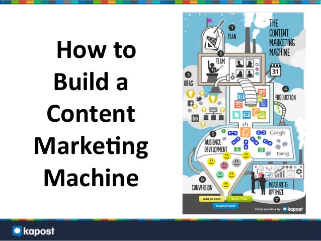 How	  to	  Build	  a	  Content	  Marke2ng	  Machine	   