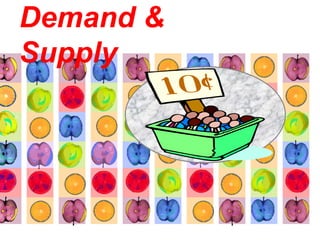 Demand &
Supply
 