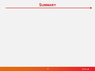 26 S C A L A
SUMMARY
 