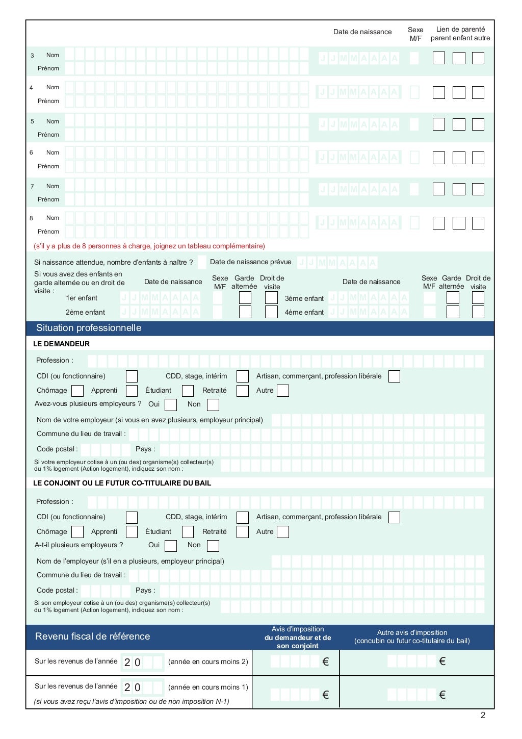 Demande de logement social