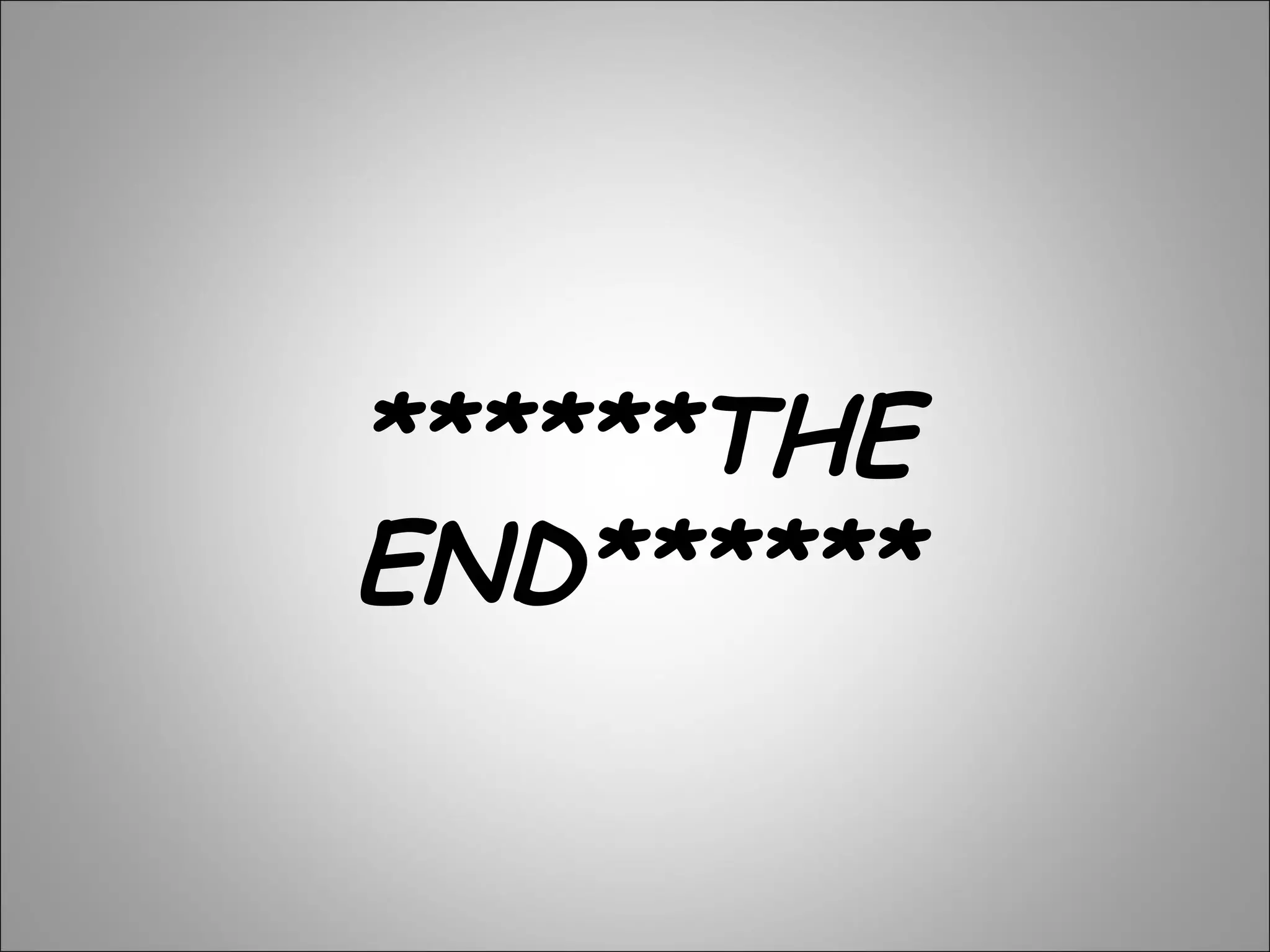 ******THE END****** 