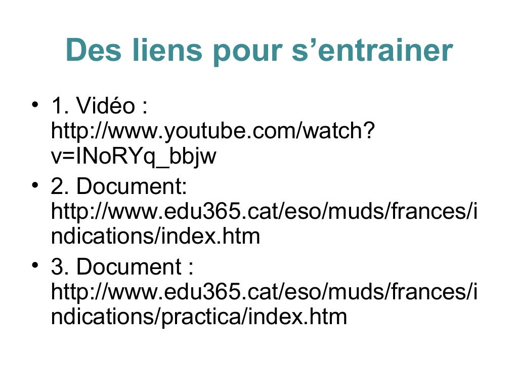 Demander et indiquer des directions