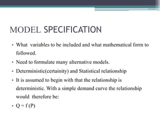 Demand estimation and forecasting | PPTX