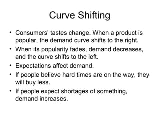 factors shifting the demand curve | explore demand... Demand factors | PPT