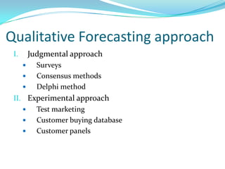 Demand forecasting | PPTX