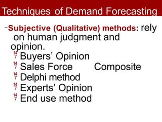 Demand Forecasting & Its Management Function | PPTX