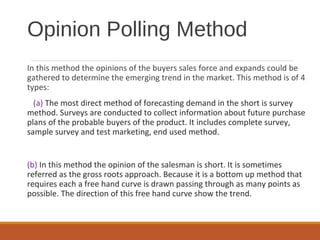 Demand forecasting | PPT
