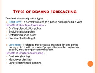 Demand forecasting-slide share | PPTX